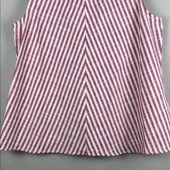 Max Studio Striped Sleeveless Top (Small) - Picture 3 of 6